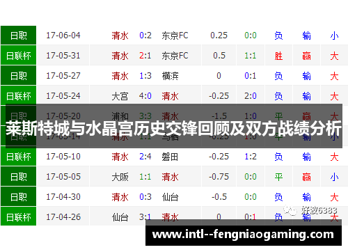 莱斯特城与水晶宫历史交锋回顾及双方战绩分析 莱斯特城与水晶宫历史交锋回顾及双方战绩分析